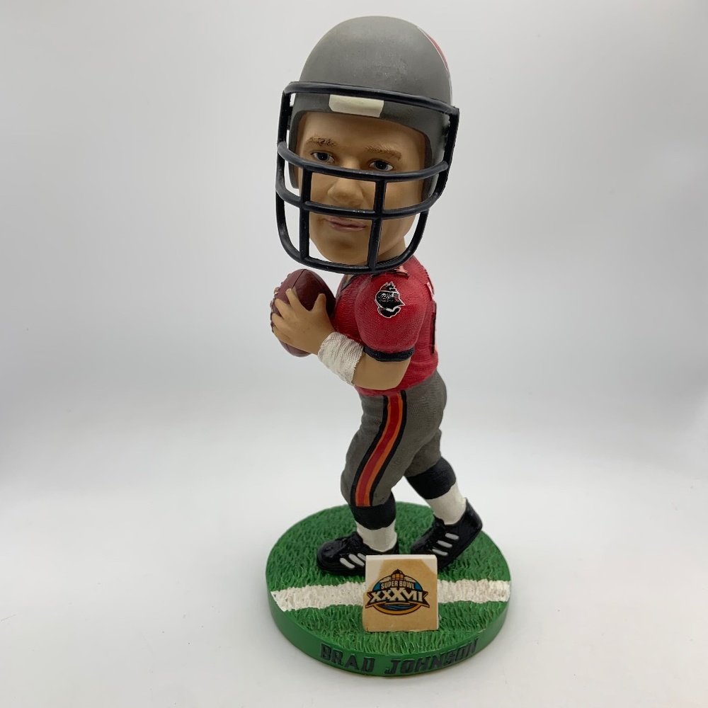VTG Tampa Bay Buccaneers Super Bowl XXXVII Brad Johnson Collectible Bobblehead